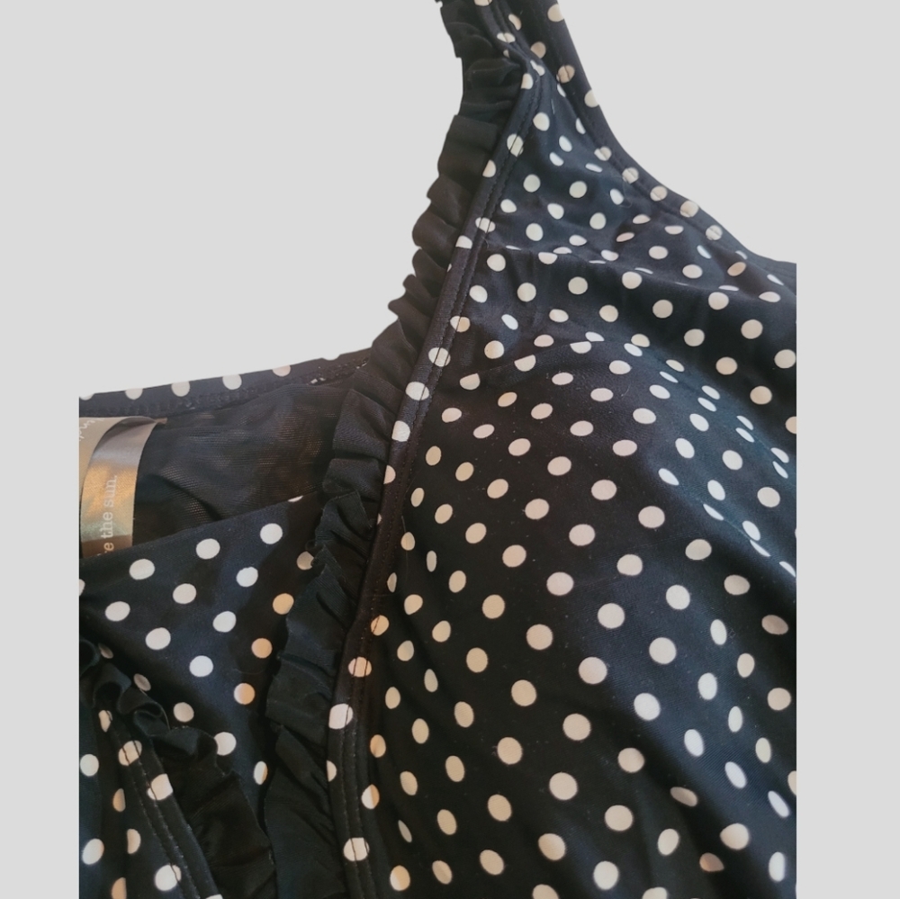 PENNINGTONS - Plus Size Layered Ruffle Tankini - Picture 4 of 11